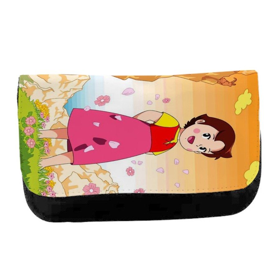 ESTUCHE NECESER DE LONA HEIDI ABUELO SERIE ANTIGUA ANIME unisex negro monedero billetera