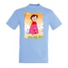 CAMISETA AZUL CIELO HEIDI ABUELO SERIE ANTIGUA ANIME moda verano personalizada