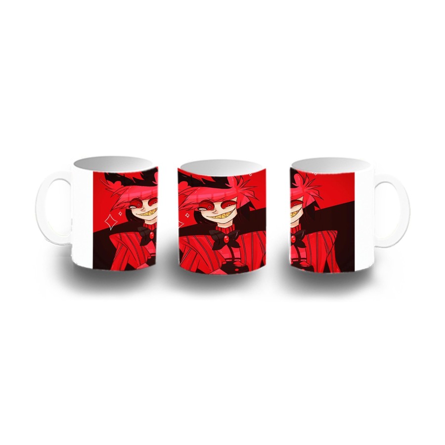TAZA DE PLASTICO HAZBIN HOTEL ALASTOR niños personalizada