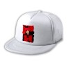 GORRA 5 PANELES REDECILLA TRASERA HAZBIN HOTEL ALASTOR estilo rapero