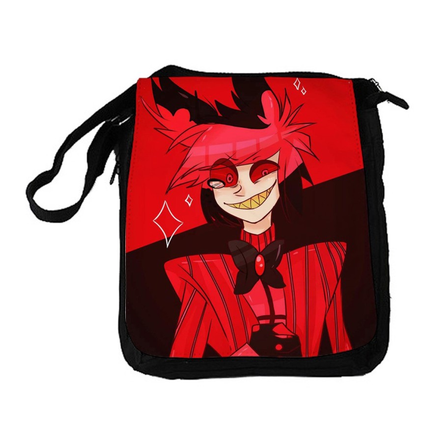 BANDOLERA REPORTERO MEDIANA BOLSO HAZBIN HOTEL ALASTOR bolsa mochila hombro