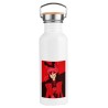 BIDON 750 ML ACERO INOXIDABLE ESTILO RETRO HAZBIN HOTEL ALASTOR deporte deportivo botella