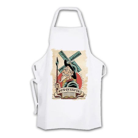 DELANTAL DON QUIJOTE DE LA MANCHA cocina personalizado