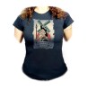 CAMISETA NEGRA MUJER DON QUIJOTE DE LA MANCHA oferta personalizada