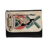 BILLETERA BILLETERO DON QUIJOTE DE LA MANCHA unisex negro monedero