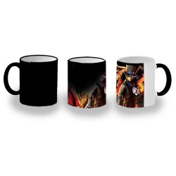 TAZA MÁGICA ONEPIECE LUFFY PELIGRO personalizada