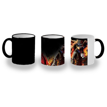 TAZA MÁGICA ONEPIECE LUFFY PELIGRO personalizada