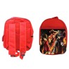 MOCHILA ROJA ONEPIECE LUFFY PELIGRO escolar personalizado