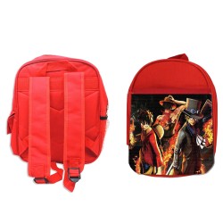 PACK MOCHILA ROJA Y ESTUCHE...