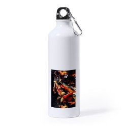 BIDON GRANDE 800 ML ACERO INOXIDABLE ONEPIECE LUFFY PELIGRO deporte deportivo mosqueton botella