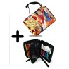 PACK MOCHILA Y ESTUCHE LUFFY VS GOKU ANIME SHONEN material escolar