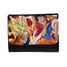 BILLETERA BILLETERO LUFFY VS GOKU ANIME SHONEN unisex negro monedero