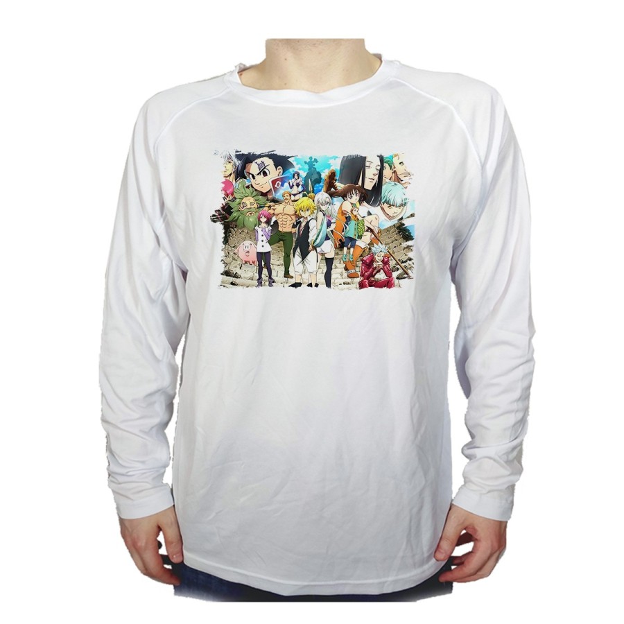 CAMISETA MANGA LARGA ANIME LOS 7 PECADOS CAPITALES MANGA SERIE personalizada