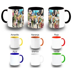 TAZA COLORES ANIME LOS 7...