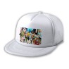 GORRA 5 PANELES REDECILLA TRASERA ANIME LOS 7 PECADOS CAPITALES MANGA SERIE estilo rapero