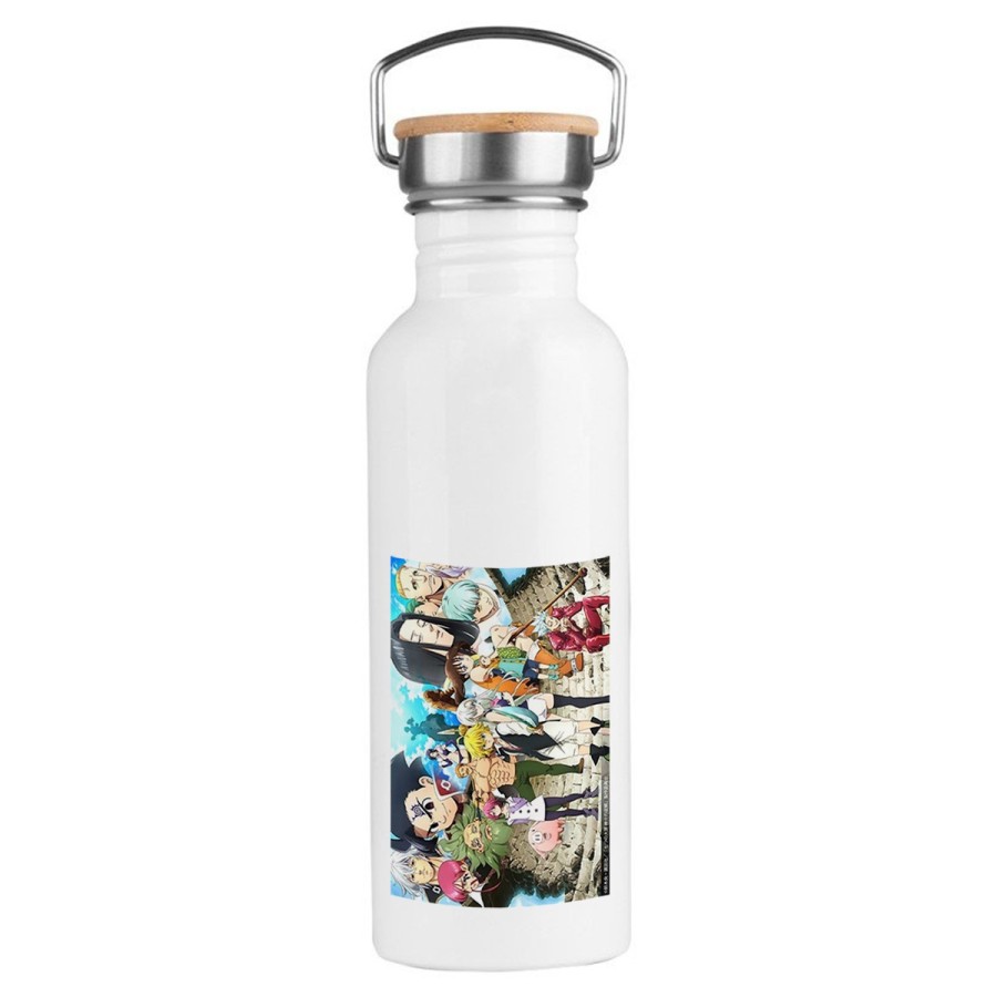 BIDON 750 ML ACERO INOXIDABLE ESTILO RETRO ANIME LOS 7 PECADOS CAPITALES MANGA SERIE deporte deportivo botella