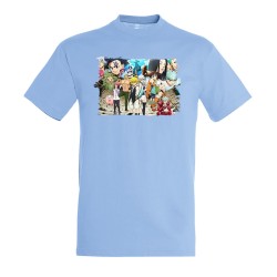 CAMISETA AZUL CIELO ANIME...