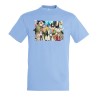 CAMISETA AZUL CIELO ANIME LOS 7 PECADOS CAPITALES MANGA SERIE moda verano personalizada