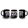 TAZA COMPLETAMENTE NEGRA BTS grupo gala fan meeting japon cantantes personalizada