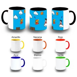 TAZA COLORES GOKU RETRO 8...