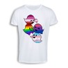 CAMISETA TACTO ALGODÓN FANTASMAS ORGULLO GAY cómoda personalizada