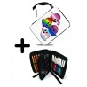 PACK MOCHILA Y ESTUCHE FANTASMAS ORGULLO GAY material escolar