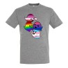 CAMISETA GRIS MEZCLA FANTASMAS ORGULLO GAY moda verano personalizada