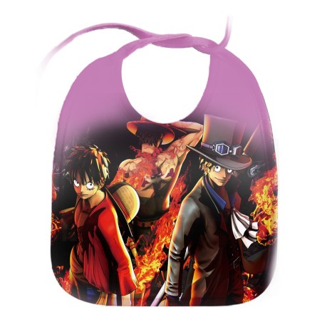 BABERO COLORES ONEPIECE LUFFY PELIGRO personalizado bebe