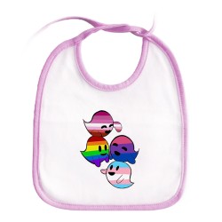 BABERO COLORES FANTASMAS ORGULLO GAY personalizado bebe