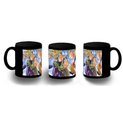 TAZA COMPLETAMENTE NEGRA PELICULA GOKU VEGETA VS BROLY personalizada