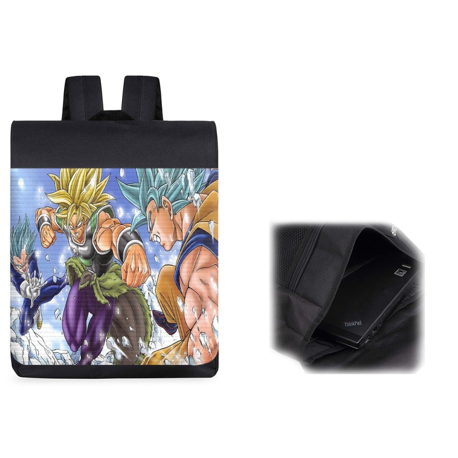 PACK MOCHILA Y ESTUCHE PELICULA GOKU VEGETA VS BROLY material escolar