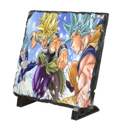 PLACA PIZARRA PELICULA GOKU...