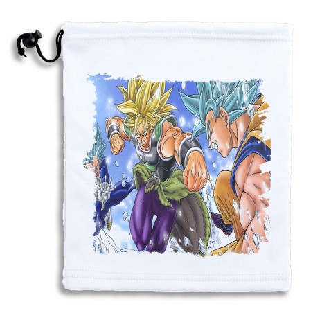 BRAGA GORRO POLAR AJUSTABLE PELICULA GOKU VEGETA VS BROLY POLIESTER INVIERNO PERSONALIZADA