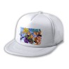 GORRA 5 PANELES REDECILLA TRASERA PELICULA GOKU VEGETA VS BROLY estilo rapero