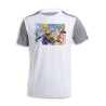 CAMISETA DISEÑO BICOLOR PELICULA GOKU VEGETA VS BROLY personalizada