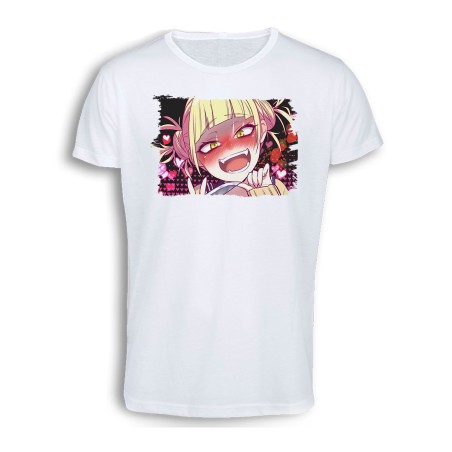 CAMISETA TACTO ALGODÓN YANDERE TOGA HIMIKO BOKUNOHERO cómoda personalizada