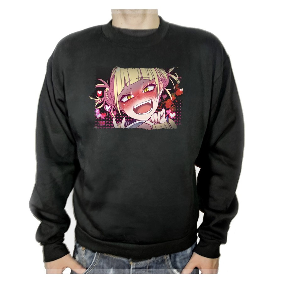 SUDADERA NEGRA YANDERE TOGA HIMIKO BOKUNOHERO adulto poliester algodón personalizada