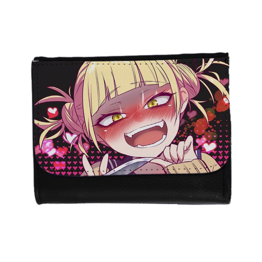 BILLETERA BILLETERO YANDERE TOGA HIMIKO BOKUNOHERO unisex negro monedero