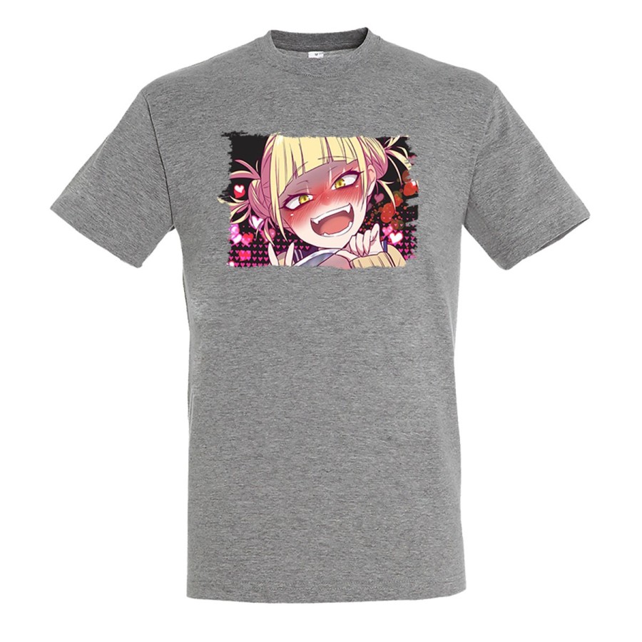 CAMISETA GRIS MEZCLA YANDERE TOGA HIMIKO BOKUNOHERO moda verano personalizada