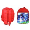 MOCHILA ROJA OLIVER ATOM FUTBOLISTA escolar personalizado