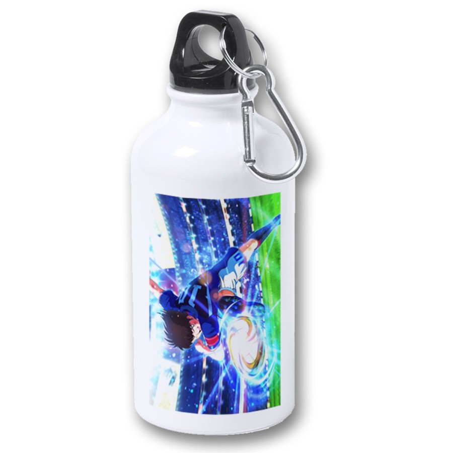 BIDON 400ML METALICO OLIVER ATOM FUTBOLISTA para viaje y deporte