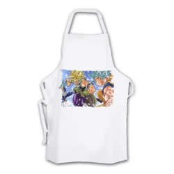 DELANTAL PELICULA GOKU VEGETA VS BROLY cocina personalizado