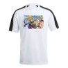 CAMISETA TÉCNICA FRANJA MANGAS NEGRA PELICULA GOKU VEGETA VS BROLY personalizada