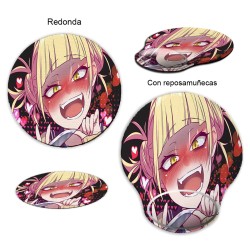 ALFOMBRILLA REDONDEADA YANDERE TOGA HIMIKO BOKUNOHERO curva curvada reposamuñecas pc raton