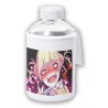 BIDON CRISTAL CON FUNDA SOFT SHELL YANDERE TOGA HIMIKO BOKUNOHERO tapon seguridad botella