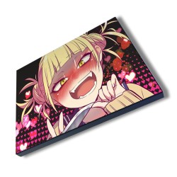 PANEL FOTOGRÁFICO DECORATIVO YANDERE TOGA HIMIKO BOKUNOHERO cuadro acabado brillante elegante pared