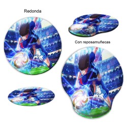 ALFOMBRILLA REDONDEADA OLIVER ATOM FUTBOLISTA curva curvada reposamuñecas pc raton