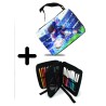 PACK MOCHILA Y ESTUCHE OLIVER ATOM FUTBOLISTA material escolar