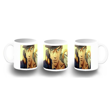 TAZA FOTOLUMINISCENTE JOJO BIZARRE ADVENTURE SERIE BRILLA OSCURIDAD