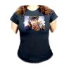 CAMISETA NEGRA MUJER JOJO BIZARRE ADVENTURE SERIE oferta personalizada